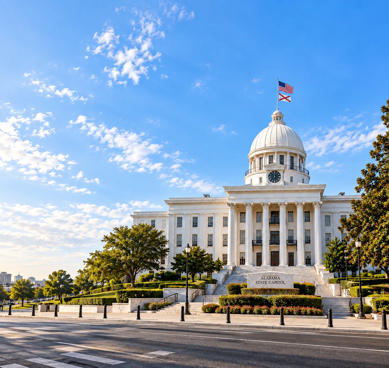 The Alabama State Capitol in Montgomery, backdrop for the member-facing regulatory reporting a trade association or public affairs team publishes.