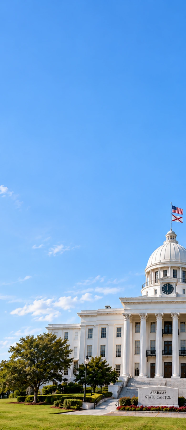 The Alabama State Capitol in Montgomery, backdrop for the member-facing regulatory reporting a trade association or public affairs team publishes.